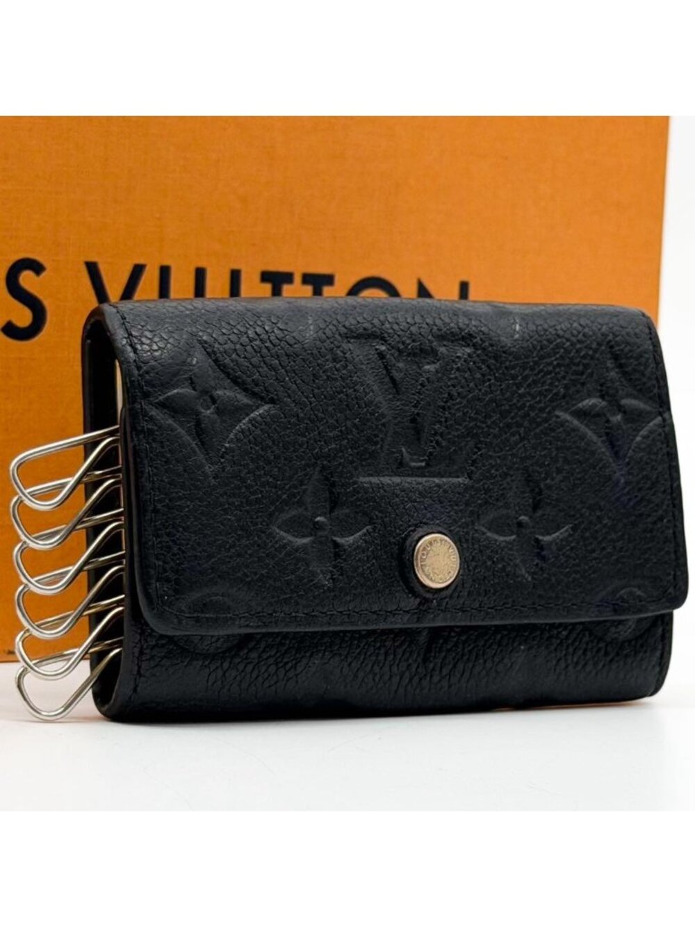 Louis Vuitton IC Multicles 6 Empreinte Black Compact Key Holder